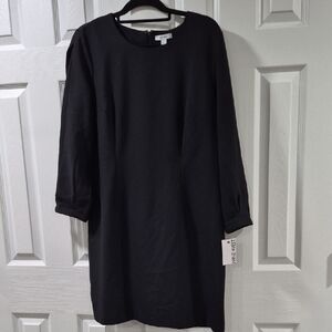 Nine West Classic Black Long Sleeve Dress